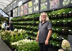 Ard Mulder of Hoogenraand Handelskwekerij. They supply their products (over 1,500 varieties)  from Ireland to Denmark and Kazachstan and everything inbetween. Particularly the Hydrangea and Paniculata are in high demand. 
